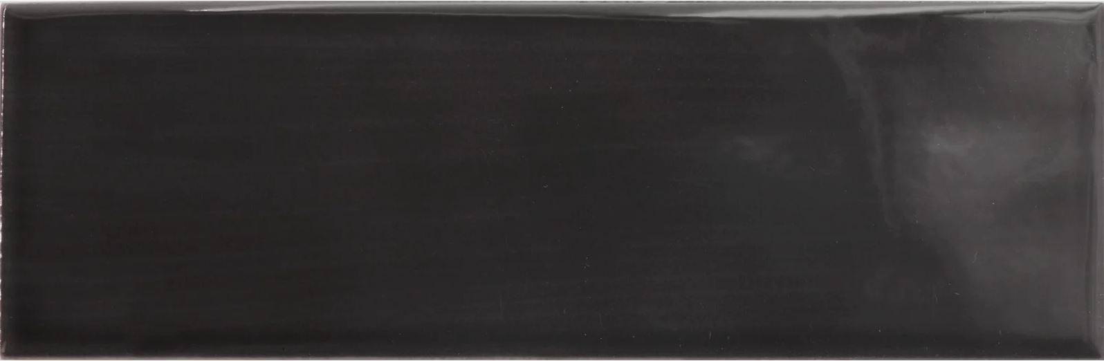 Equipe Island Настенная керамическая плитка Black 6.5x20 глазурованный глянцевый