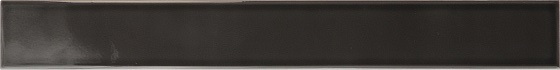 Equipe Vitral Настенная керамическая плитка Black 5x40 глазурованный глянцевый