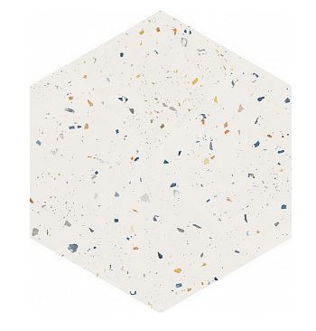 DNA Terrazzo Керамогранит White Colours 32x36.8 натуральный