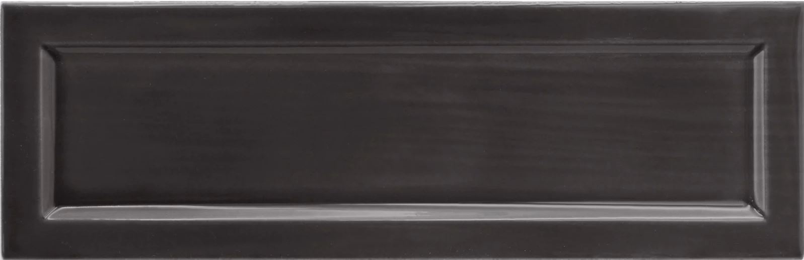 Equipe Island Настенная керамическая плитка Frame Black 6.5x20 глазурованный глянцевый
