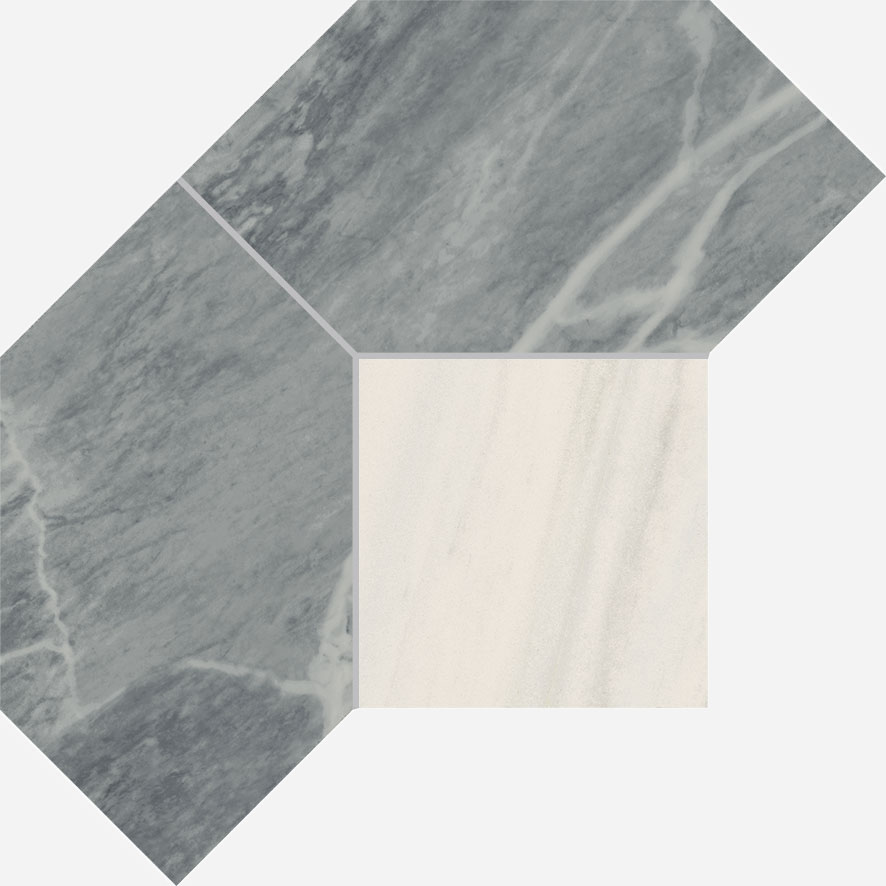 Italon Керамический гранит Charme Extra Floor Project Мозаика Atlantic Polygon (Новая Упаковка) 21x28.5 люкс