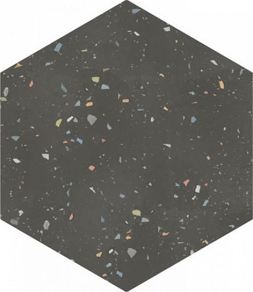 DNA Terrazzo Керамогранит Graphite 32x36.8 натуральный