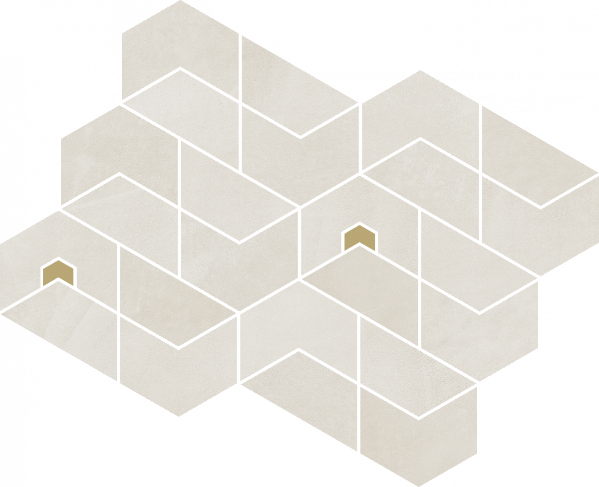 Italon Керамический гранит Continuum Мозаика Polar Jewel 31.1x38.2 натуральный