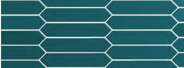 Equipe Arrow Настенная керамическая плитка Blue Canard 5x25 глазурованный глянцевый